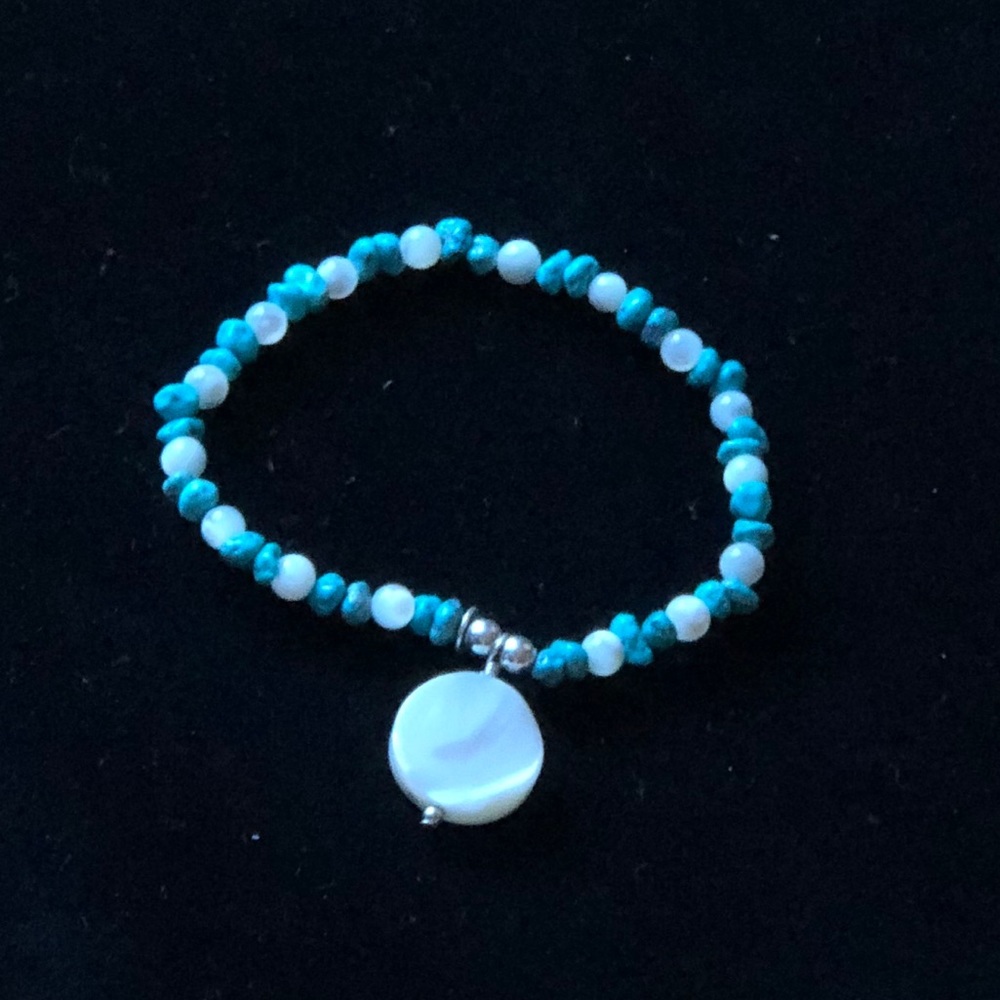 Turquoise & Mother of Pearl Bracelet